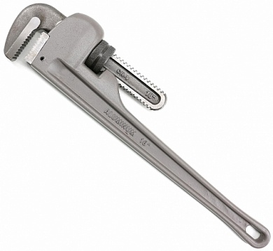 Алюминиевый прямой трубный ключ REKON 48 дюймов