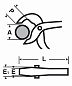 Клещи трубные Virax с особо широким раскрытием щек Ø 56 мм